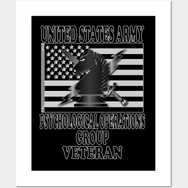 Psychological Operations Group- Veteran Wall Art by Relaxed Lifestyle Products